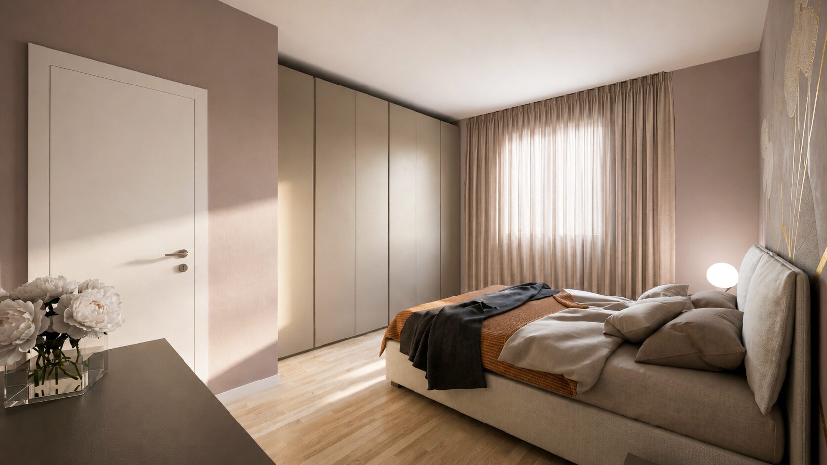 Bifamiliare Mameli, camera da letto