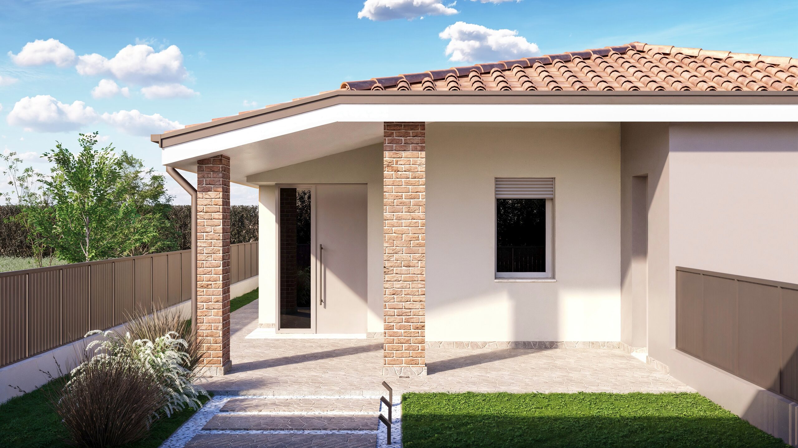 Nuova costruzione San Giovanni, portico d'ingresso