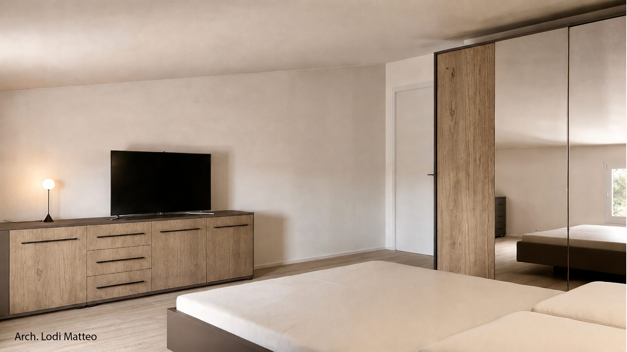 Ristrutturazione LV 2026, camera da letto con armadio su misura